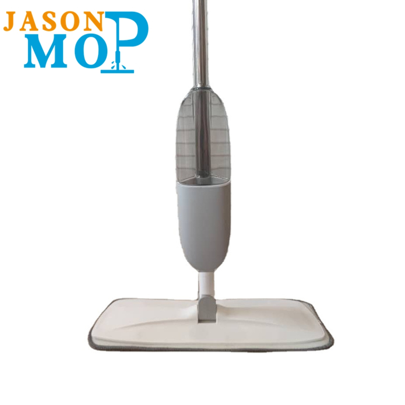 JASON 2020 Нов воден спрей за почистване с пръчка от неръждаема стомана, микрофибър, чист плосък швабра